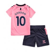 Everton Anthony Gordon #10 Bortedraktsett Barn 2022-23 Kortermet (+ korte bukser)